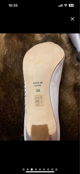 Zapatos y bolso fiesta Angel Alarcon T.36