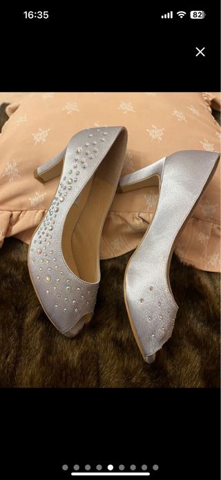 Zapatos y bolso fiesta Angel Alarcon T.36