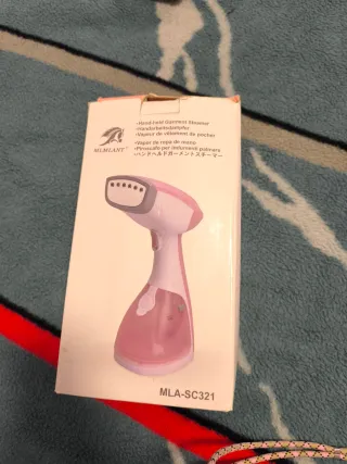 Plancha de vapor portátil rosa