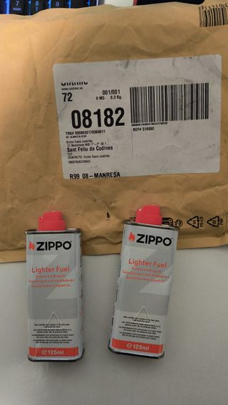 Zippo - 2 botes de combustible 125ml