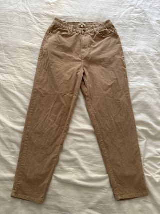 Pantalones COLIN'S beige talla 36 99% algodón