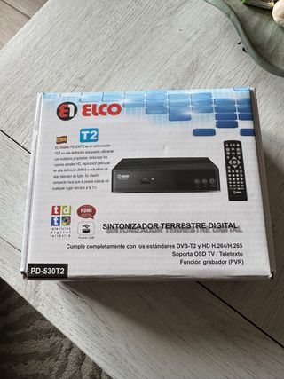 Sintonizador TDT ELCO PD-530T2 HD TDT