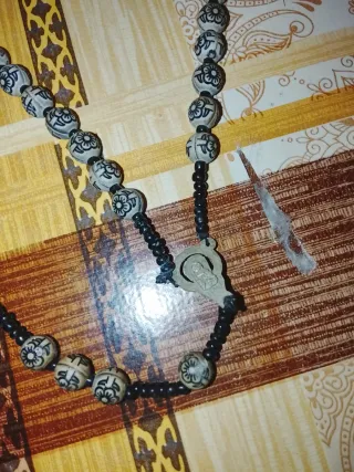 Rosario antiguo de cuentas