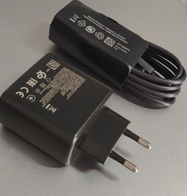 2X Cargadores compartíble Samsung  45W Negro
