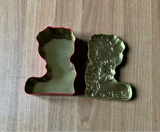 Set 2 scatole in latta decorative