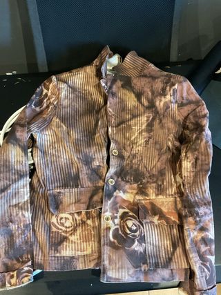 Americana fina estampada