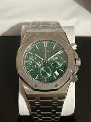 Seiko Mod Royal Oak Verde Esmeralda
