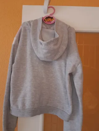 Sudadera gris y rosa LA California T.11/12