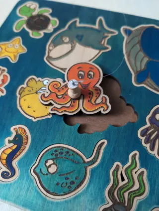 Gioco educativo mare (Nemo) con canna da pesca