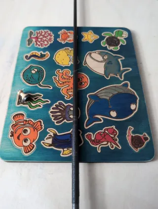 Gioco educativo mare (Nemo) con canna da pesca
