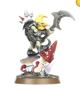 Jefe Goblin Nocturno Loonboss Warhammer