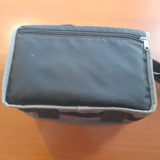 Borsa tracolla FLAB Reporter grigia, con scomparti