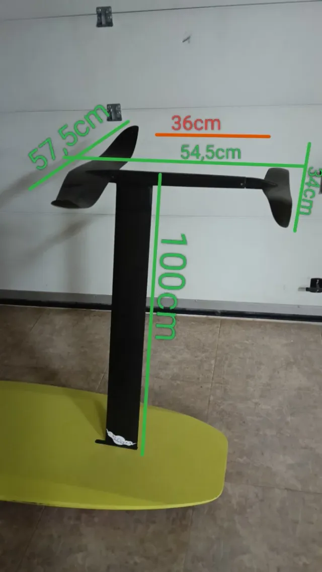 Tabla Kitefoil Temavento+foil spots