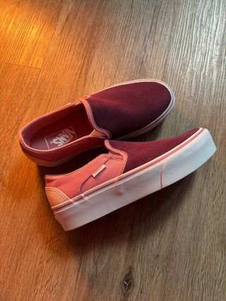 Zapatillas Vans Slip-On Rosa y Morado