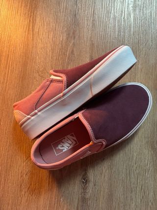 Zapatillas Vans Slip-On Rosa y Morado
