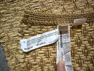 Alfombra Zara Home Jute 70x150 cm