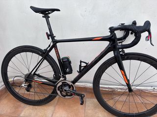 Bicicleta Scott Addict Negra/Naranja