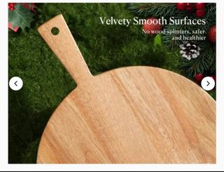 Tabla redonda madera arce y acacia