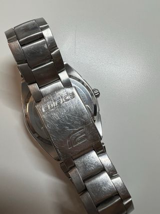 Casio Edifice Reloj Plata y Blanco