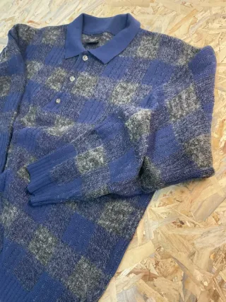 Maglione Trussardi Jeans Vintage a Quadri