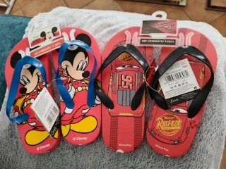 Chanclas Disney Mickey y Cars T. 30/31