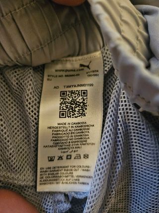 Pantalones cortos Puma grises talla M