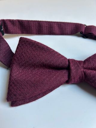 Pajarita Mango Burdeos Nueva