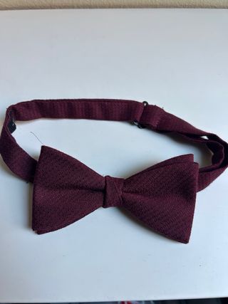 Pajarita Mango Burdeos Nueva