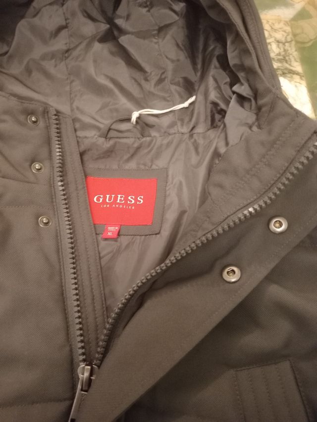 Chaquetón Guess Gris Talla XL