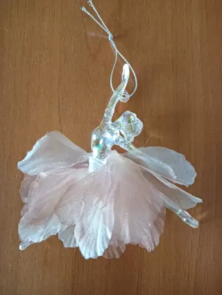 Set n.2 ballerine con tutù effetto cristallo