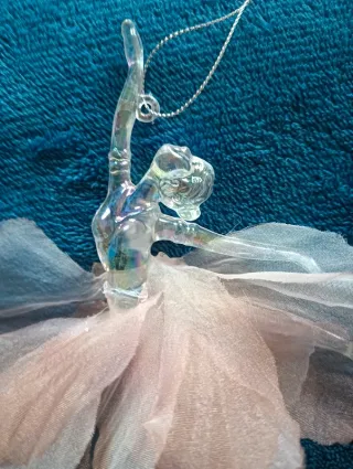 Set n.2 ballerine con tutù effetto cristallo