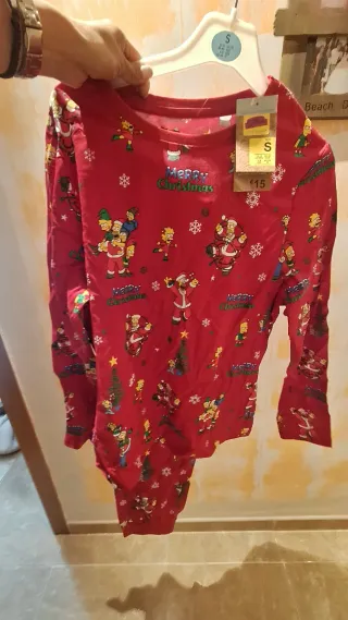 Pijama Navidad Simpsons Talla S Nuevo