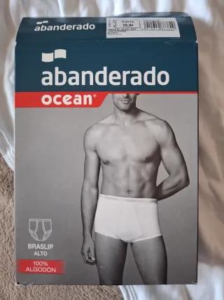 Oferta tres Calzoncillos Abanderado Ocean blancos