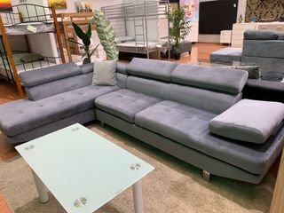 Sofá Esquinero Daniela Gris