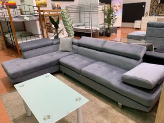 Sofá Esquinero Daniela Gris