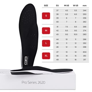 G8 Performance Pro Series 2620 Orthotic Insoles