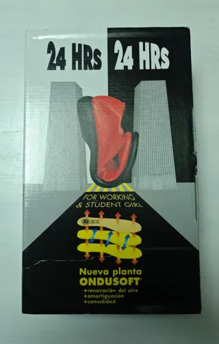 Zapatos de piel 24HRS cuña sin cordones