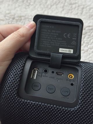 Altavoz Sony Sumergible Negro