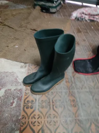 Botas de agua Solognac hombre verdes