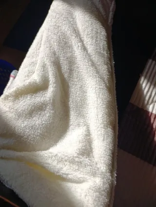 Edredón a cuadros beige y marrón