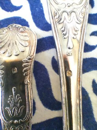 Cubertería plata 12 personas