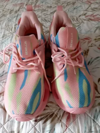 Zapatillas deportivas rosas talla 39