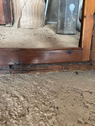 Ventana de madera cristalera