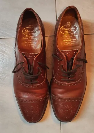 Church's Custom Grade Scarpe in Pelle Marrone