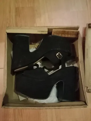 Zapatos de plataforma negros