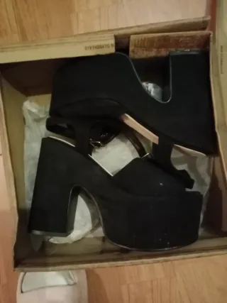 Zapatos de plataforma negros
