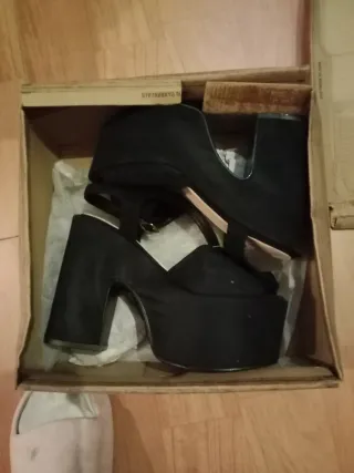 Zapatos de plataforma negros