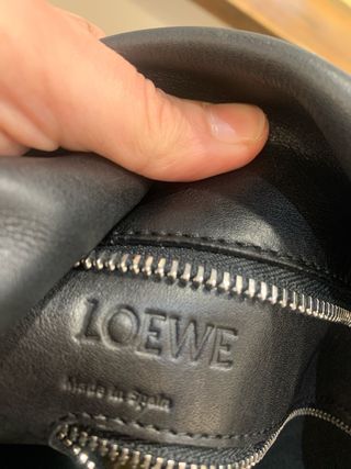 Bolso Loewe Negro Cuero