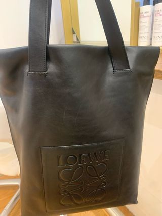 Bolso Loewe Negro Cuero