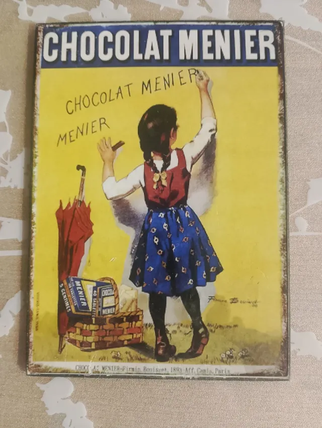 Lote 4 Placas Decorativas Vintage